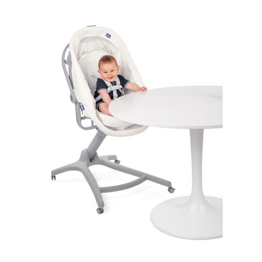 Chicco - 4 az 1-ben BABY HUG gyerekágy szürke/fehér