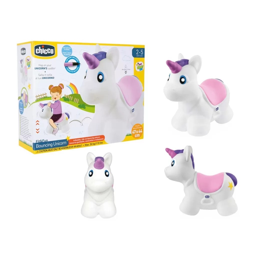 Chicco - Felfújható ugráló UNICORN