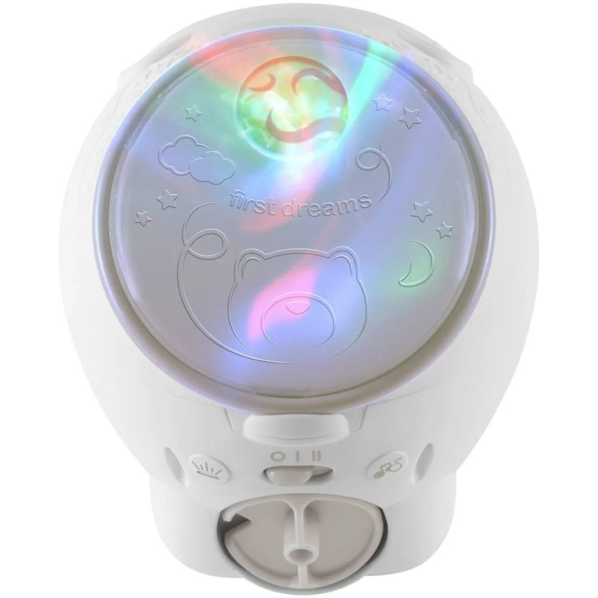 Chicco - Gyerek projektor 2in1 POLAR BEAR 3xAA bézs