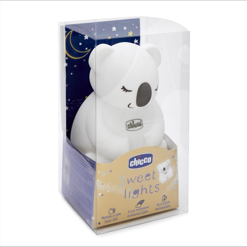 Chicco - Gyermek éjjeli lámpa SWEET LIGHTS koala