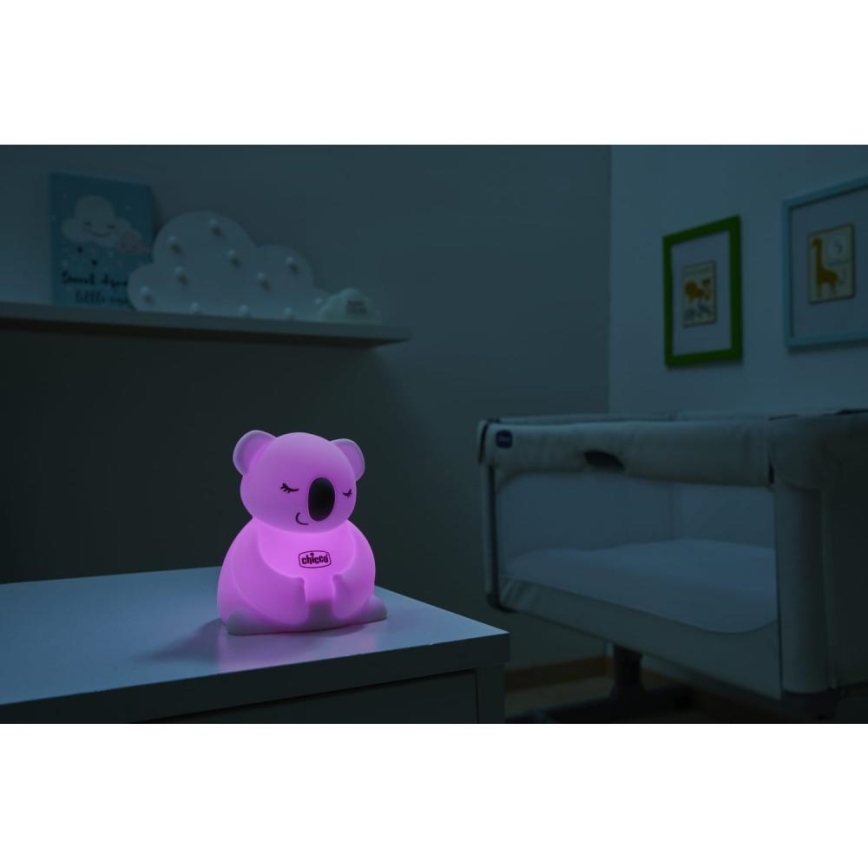 Chicco - Gyermek éjjeli lámpa SWEET LIGHTS koala