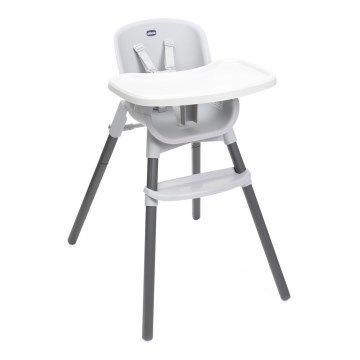 Chicco - Gyermek etetőszék ZEST 3 az 1-ben fehér/szürke
