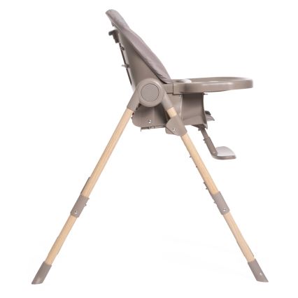 Chicco - Gyermek étkezőszék Polly Essential - szürke/barna