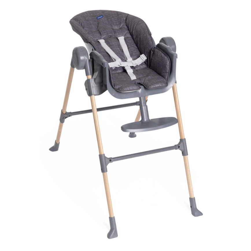 Chicco - Gyermek étkezőszék Polly Essential - szürke