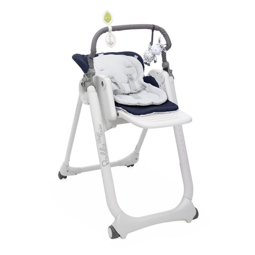 Chicco - Gyermek étkezőszék Polly Magic Relax sötét kék