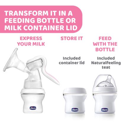 Chicco - Kézi mellszívó Natural Feeling