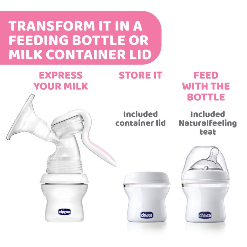 Chicco - Kézi mellszívó Natural Feeling