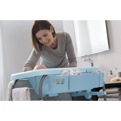 Chicco - Pelenkázóasztal káddal CUDDLE&BUBBLE kék