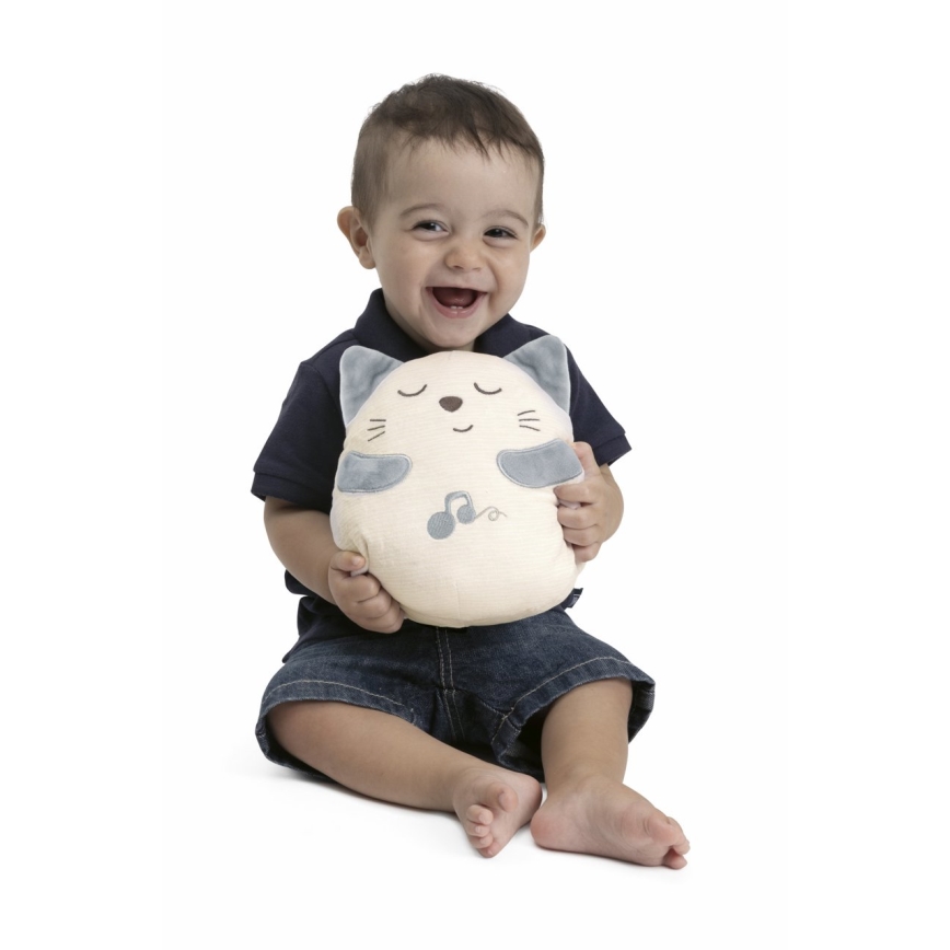 Chicco - Plüss Interaktív játék macska 3xAAA