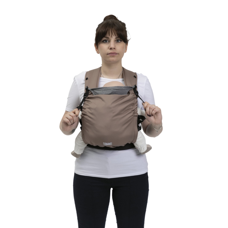 Chicco - Babahordozó SKIN FIT barna