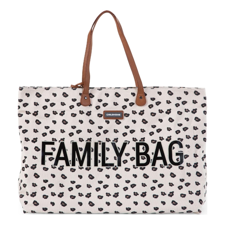Childhome - FAMILY BAG utazótáska, leopárdmintás