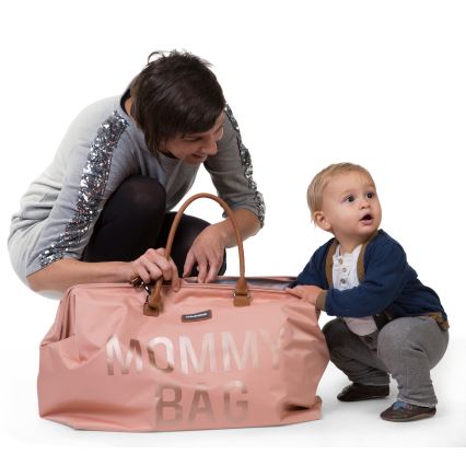 Childhome - Pelenkázótáska MOMMY BAG rózsaszín