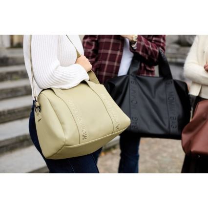 Childhome - Pelenkázótáska MOMMY CLUB LEATHER bézs