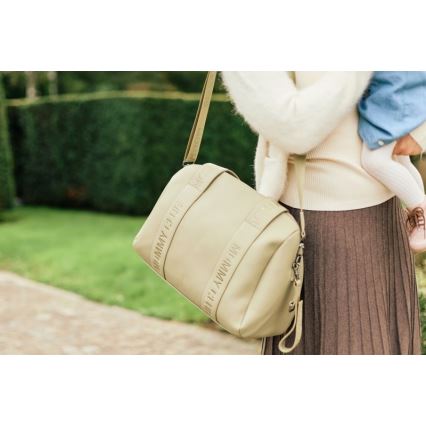 Childhome - Pelenkázótáska MOMMY CLUB LEATHER bézs