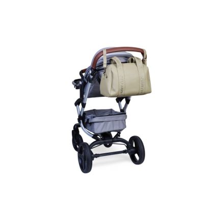 Childhome - Pelenkázótáska MOMMY CLUB LEATHER bézs