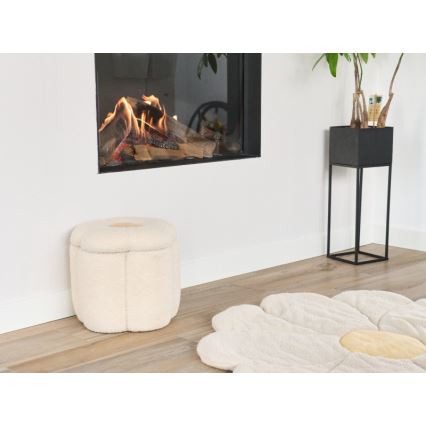 Childhome - Taburet FLOWER átm. 35 cm krémes