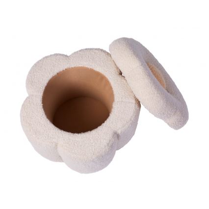 Childhome - Taburet FLOWER átm. 35 cm krémes