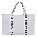 Childhome - Utazótáska FAMILY BAG CANVAS fehér