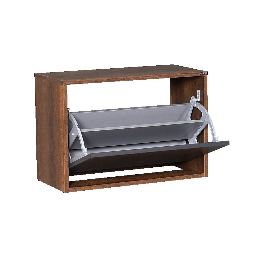 Cipősszekrény 42x60 cm barna/antracit