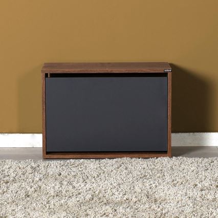 Cipősszekrény 42x60 cm barna/antracit