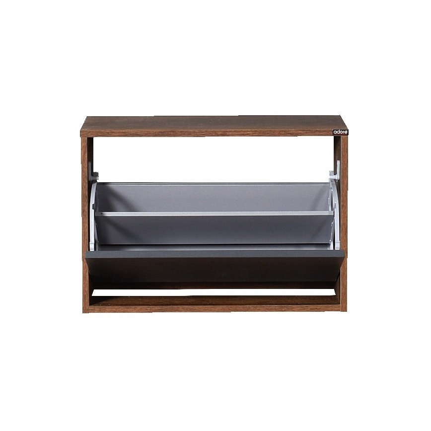 Cipősszekrény 42x60 cm barna/antracit