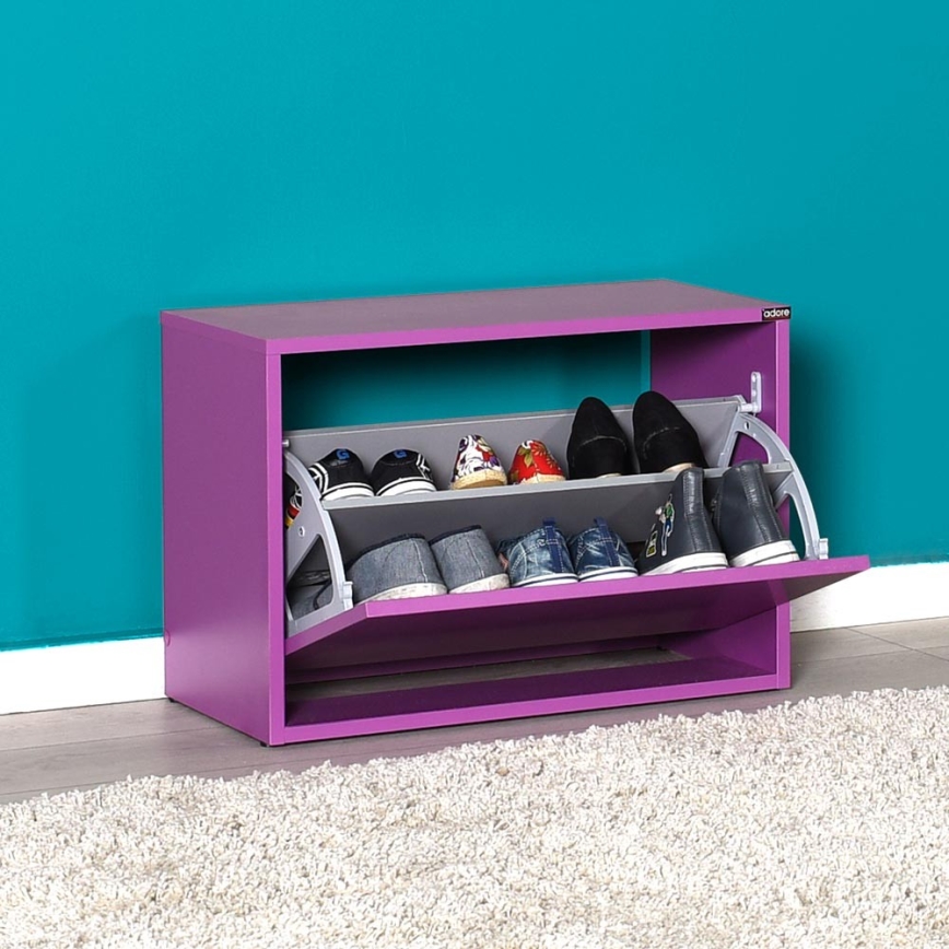 Cipősszekrény 42x60 cm lila