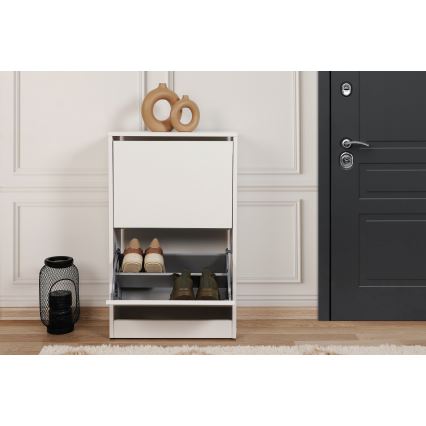 Cipősszekrény 84x51 cm fehér
