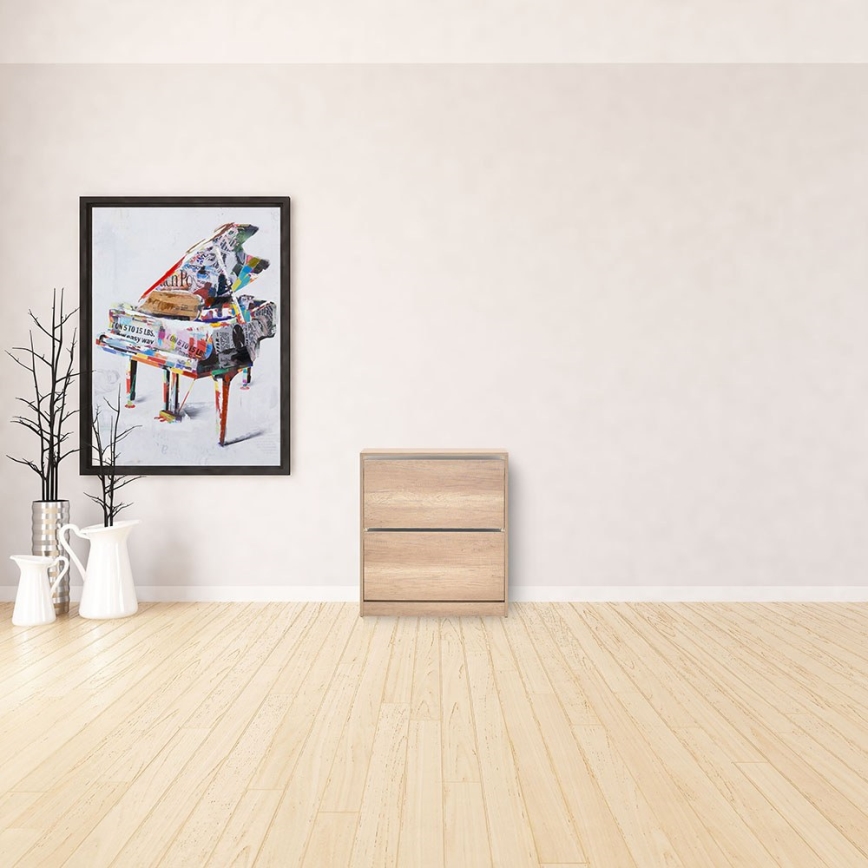 Cipősszekrény 84x73 cm barna