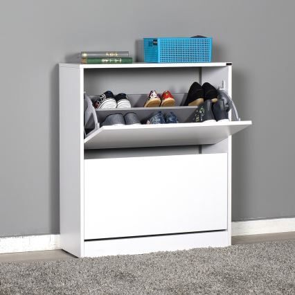 Cipősszekrény 84x73 cm fehér