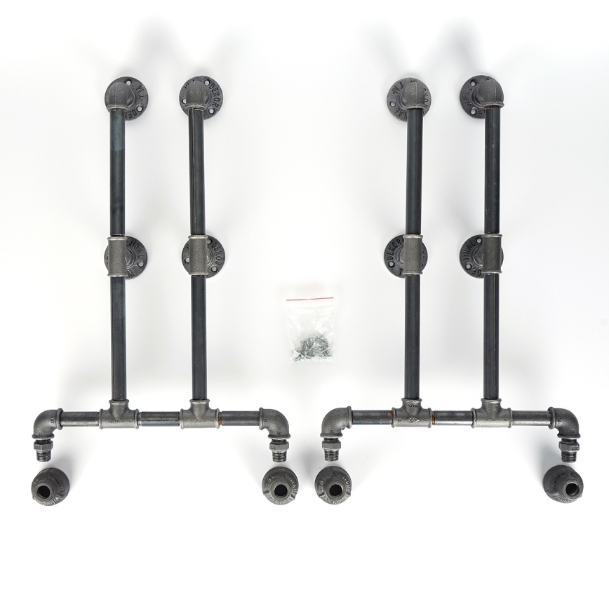 Cipősszekrény BORU 50x90 cm fekete/fenyő