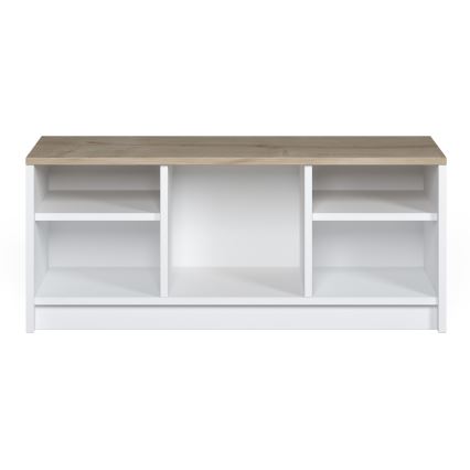 Cipősszekrény LONDON 100x35 cm fehér/bézs