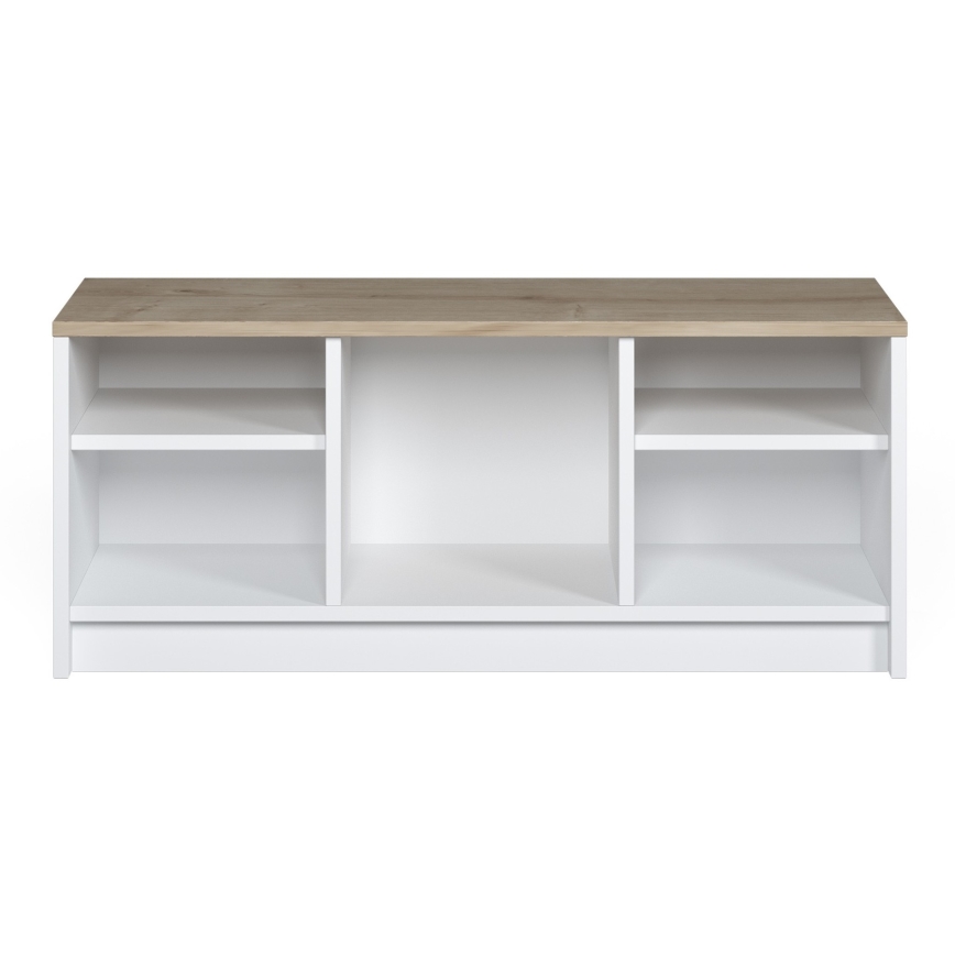 Cipősszekrény LONDON 100x35 cm fehér/bézs