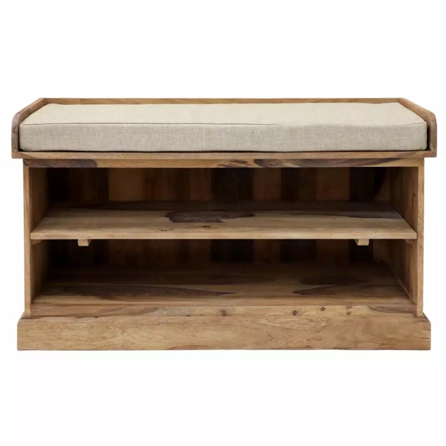 Cipősszekrény RAMI 60x105 cm tömör fa/rózsafa