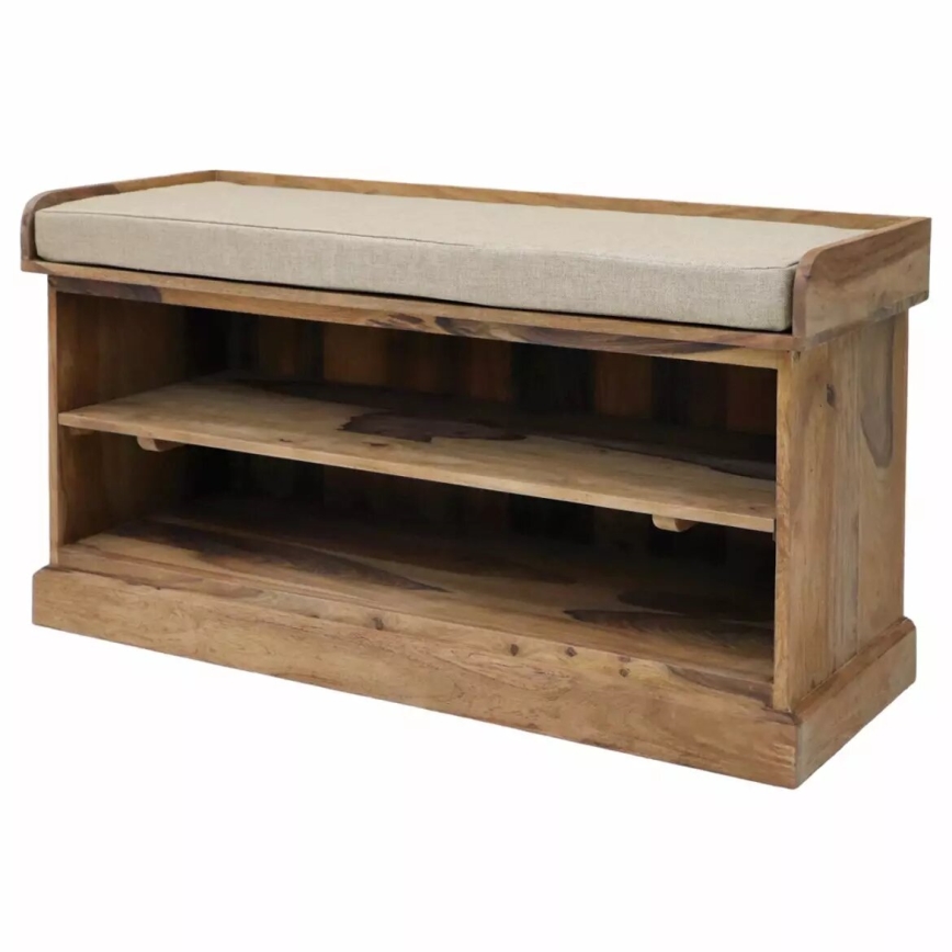 Cipősszekrény RAMI 60x105 cm tömör fa/rózsafa