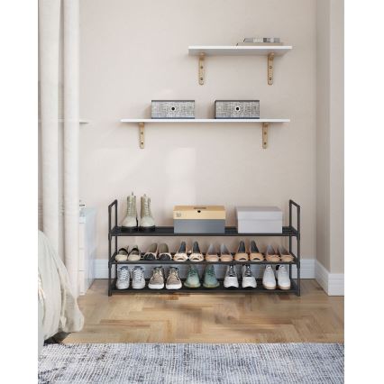 Cipőtároló ALVORO fekete