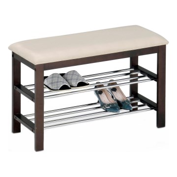 Cipőtartó 49x81 cm wenge/krém