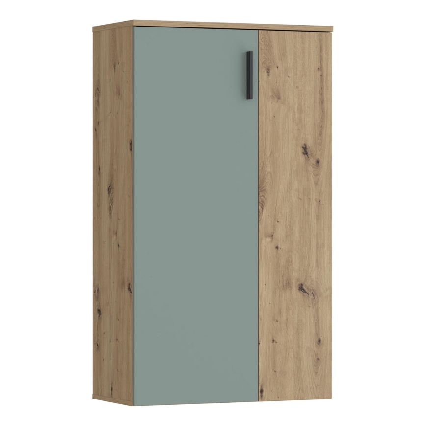 Cipőtartó ETON artisan tölgy/zöld