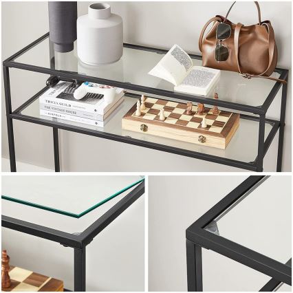 CIREL konzolasztal fekete