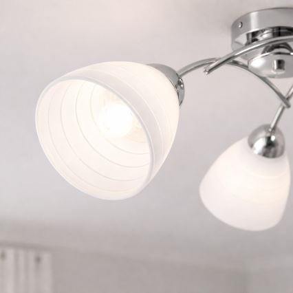 CLARA felületre szerelhető csillár, 3xE27/15W/230V, fényes króm