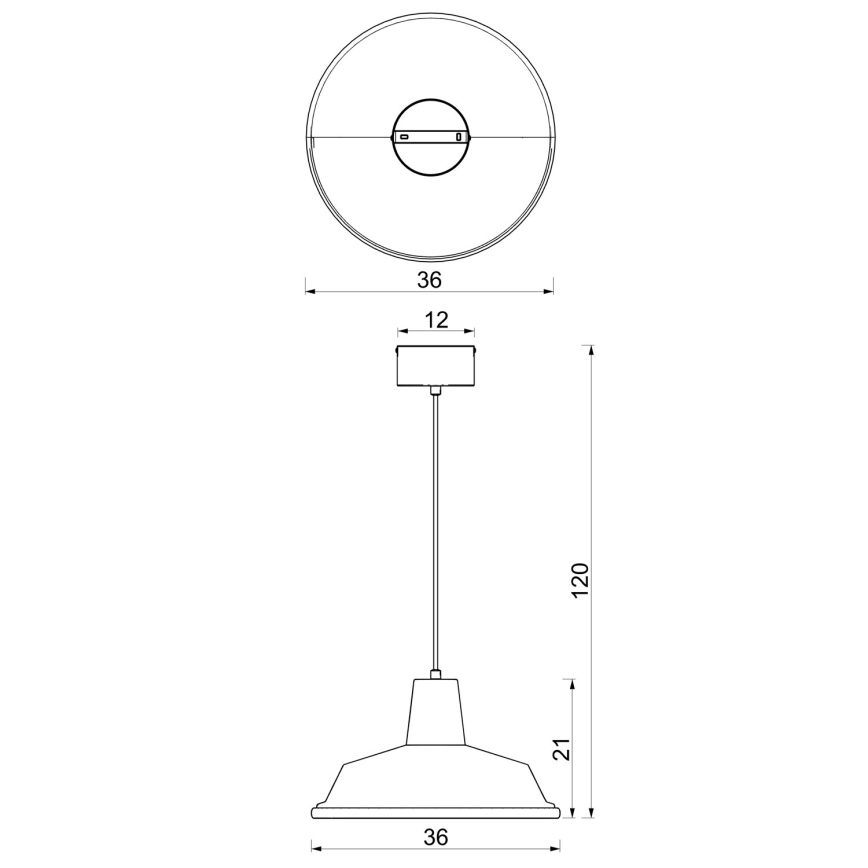 CLASS bronzszínű zsinóros csillár 1xE27/15W/230V