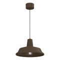 CLASS kábelen függesztett csillár 1xE27/15W/230V barna