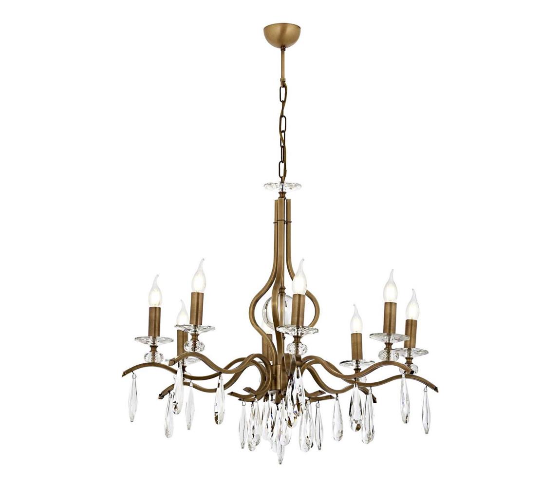 CLASSIC láncra akasztható csillár 8xE14/40W/230V, bronz 301AUR1353