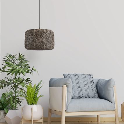 CLEA kábellel függesztett csillár, 1x E27 / 20W / 230V, átmérő 30 cm, antracit