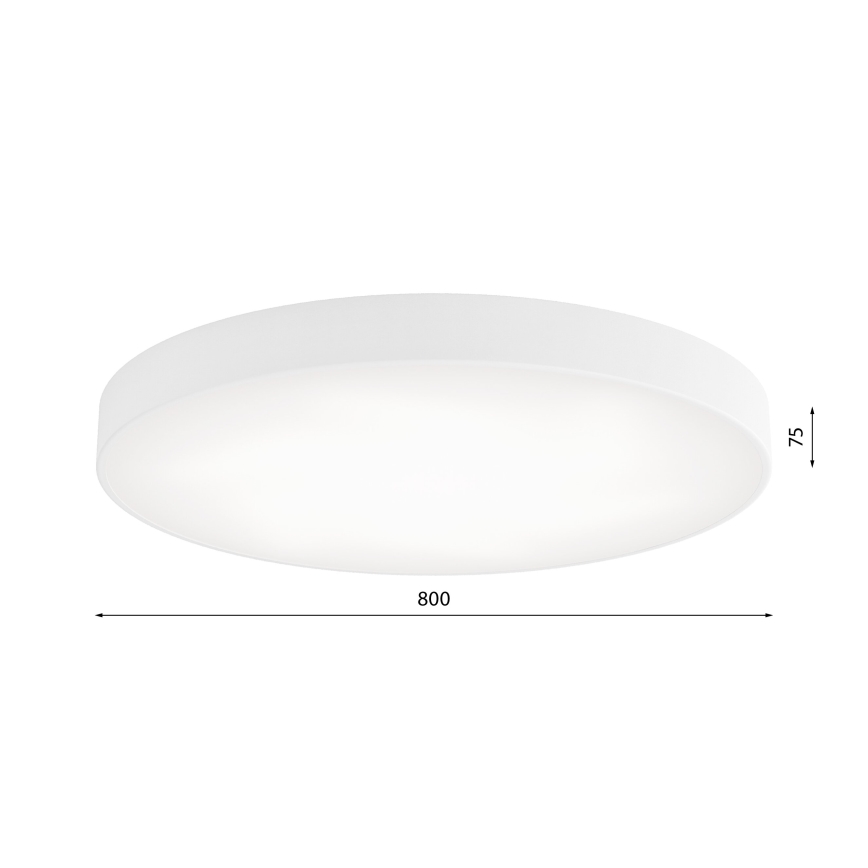 LED mennyezeti lámpa CLEO LED/96W/230V 3000K átm. 80 cm fehér