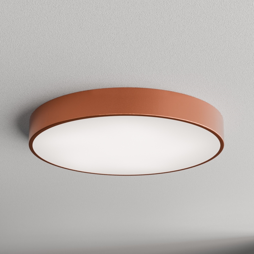 Mennyezeti lámpa CLEO mozgás- és alkonyérzékelővel, 5xE27/24W/230V, átm. 60 cm, rézszínű