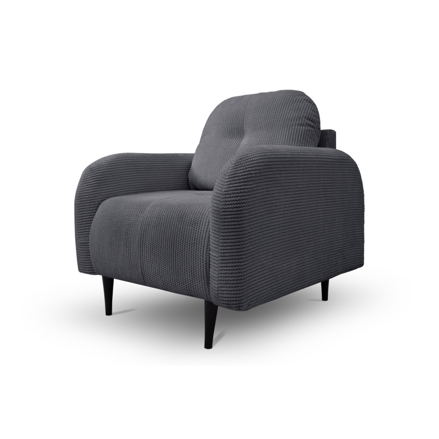 CLOUDY kárpitozott fotel, szürke