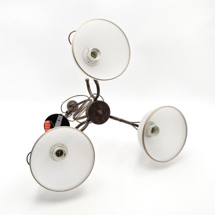 COBRA csillár rúddal 3xE27/60W/230V bronz/patina