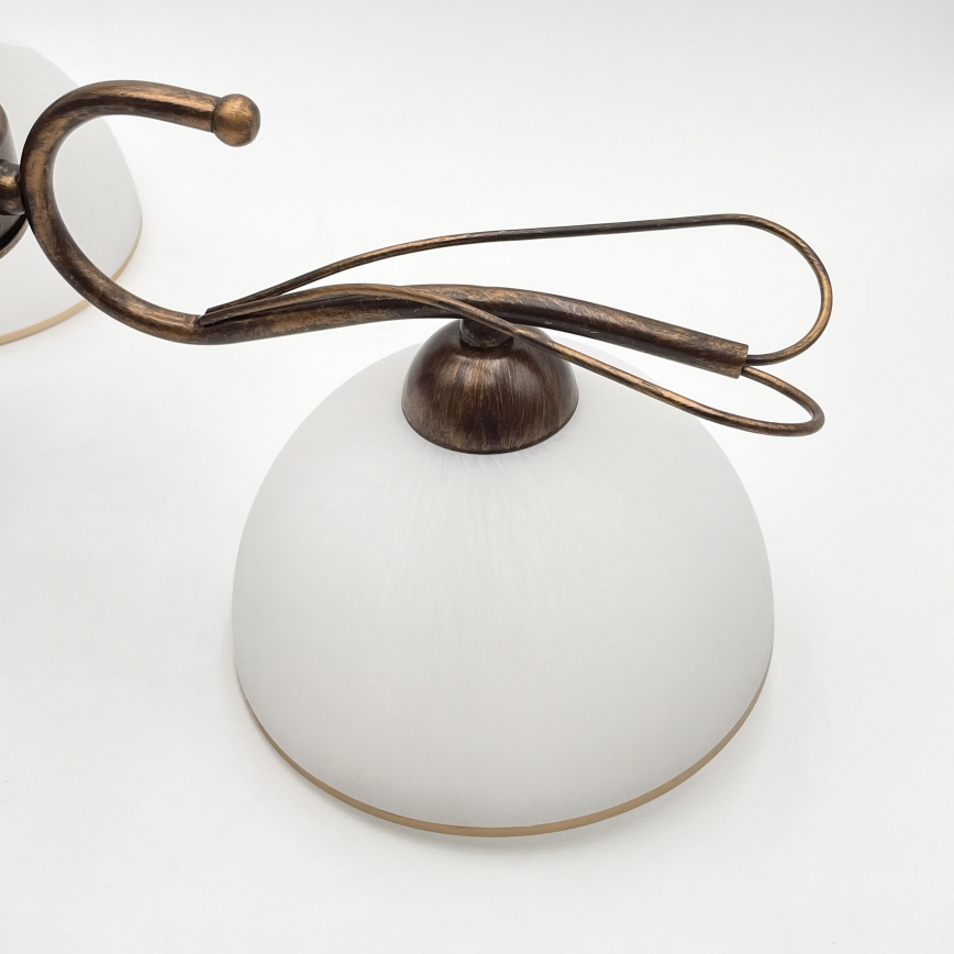 COBRA csillár rúddal 3xE27/60W/230V bronz/patina