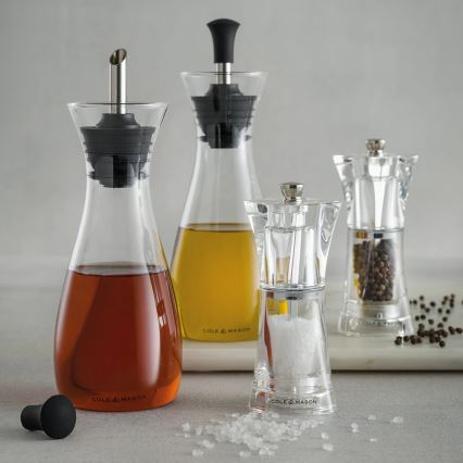 Cole&Mason - Kristály só- és borsőrlő készlet 2 db, 12,5 cm