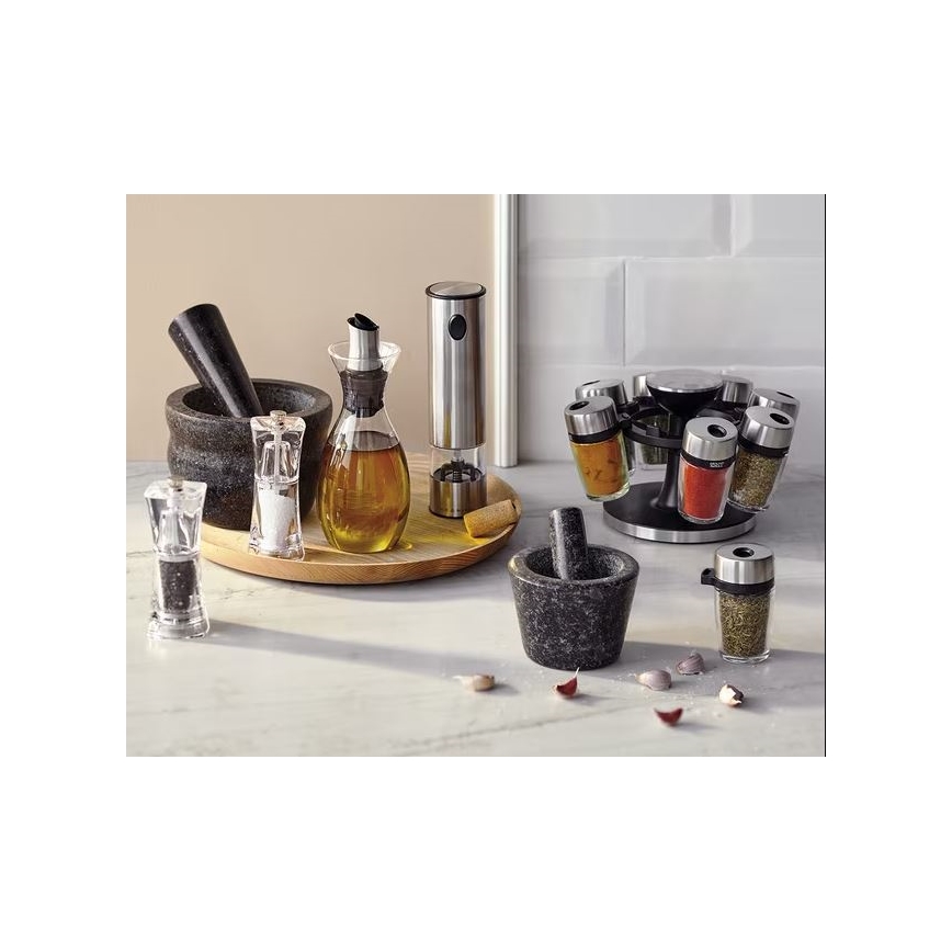 Cole&Mason - Kristály só- és borsőrlő készlet 2 db, 12,5 cm